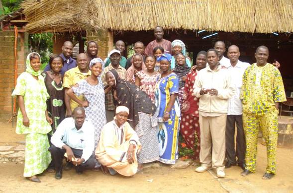 Peace Corps Mali Staff at Tubani So in June 2011